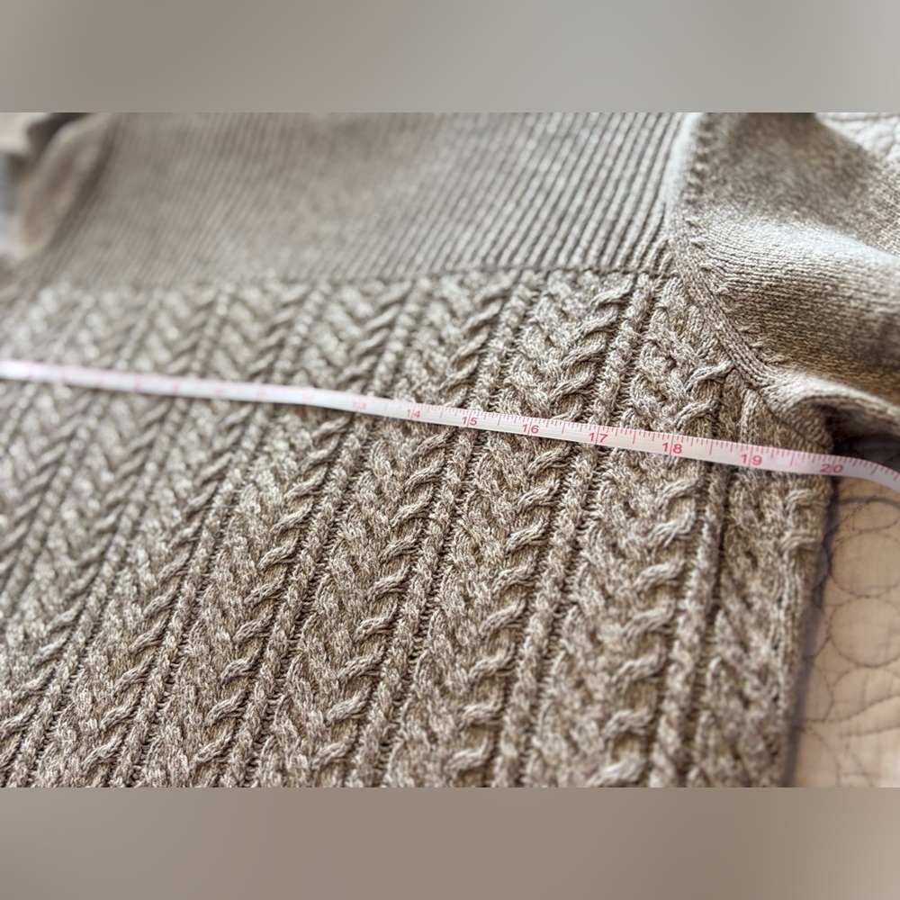 NWOT Style & Co. Tan Knit Sweater - Picture 4 of 5
